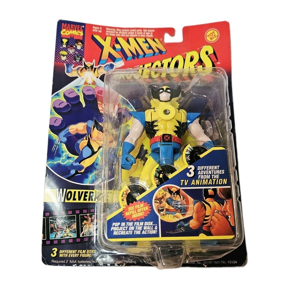 NEW X-Men Projectors Wolverine Marvel Action Figure Toy Biz 1994